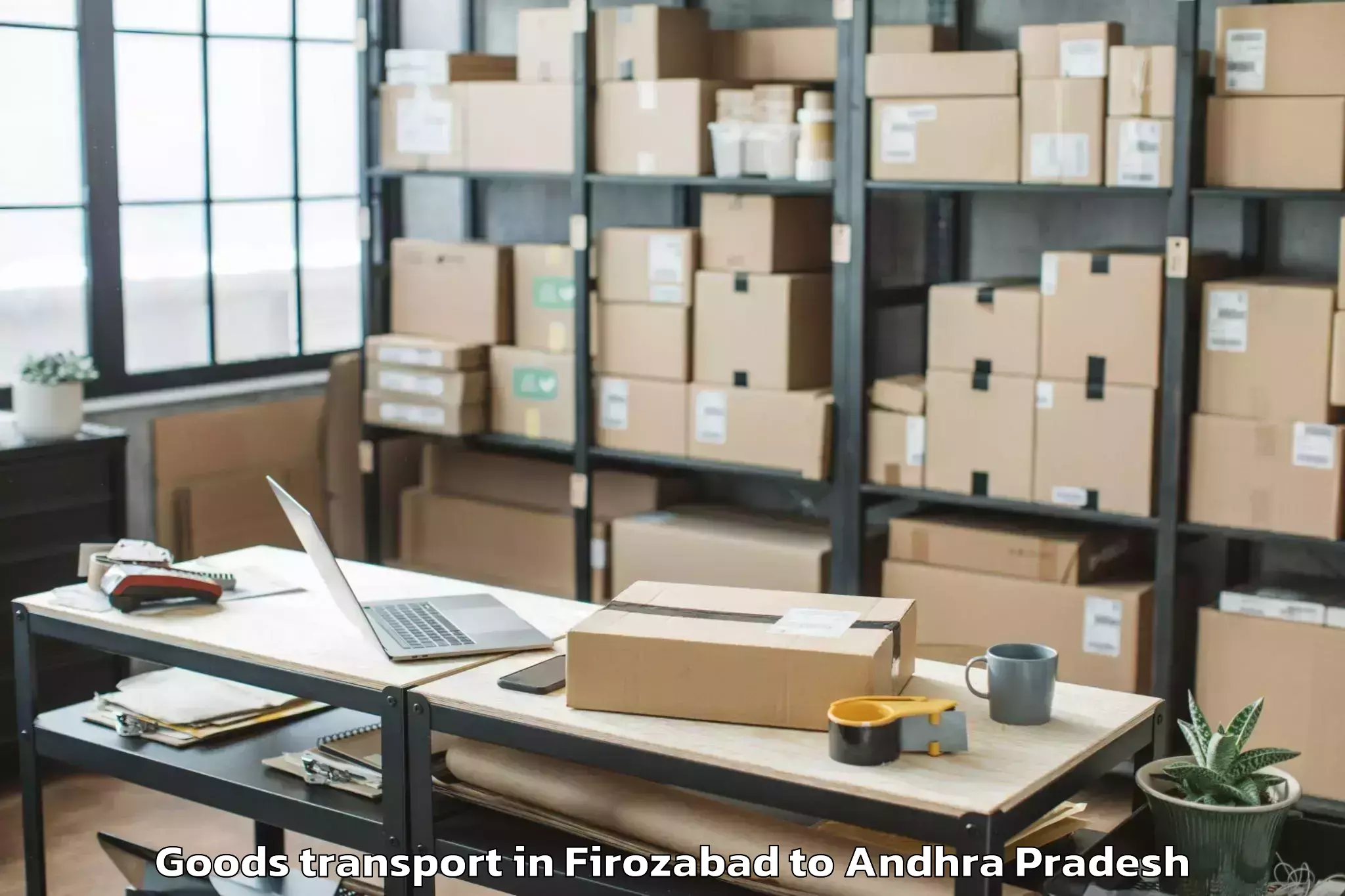 Quality Firozabad to Visakhapatnam Port Goods Transport